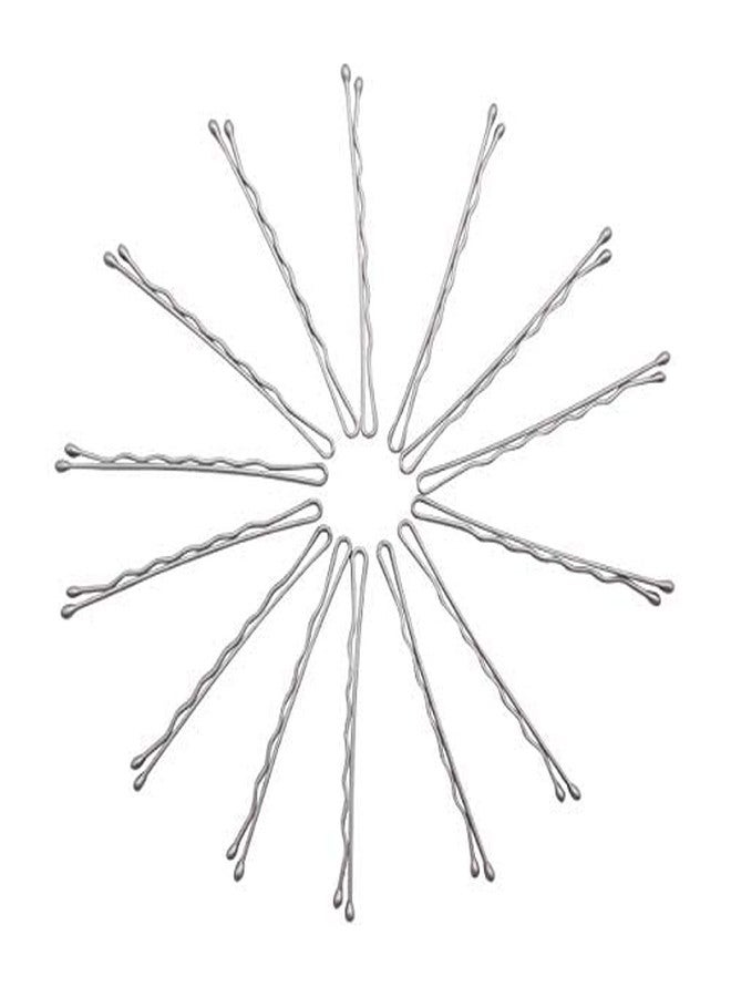 دوفاش دبابيس شعر دوفاش 5 ويفز، دبابيس شعر فضية، 5 سم/2 بوصة، إكسسوارات شعر مزخرفة للنساء - 60 دبوس/بطاقة - Image 2